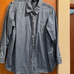 Women’s Blue Denim Shirt